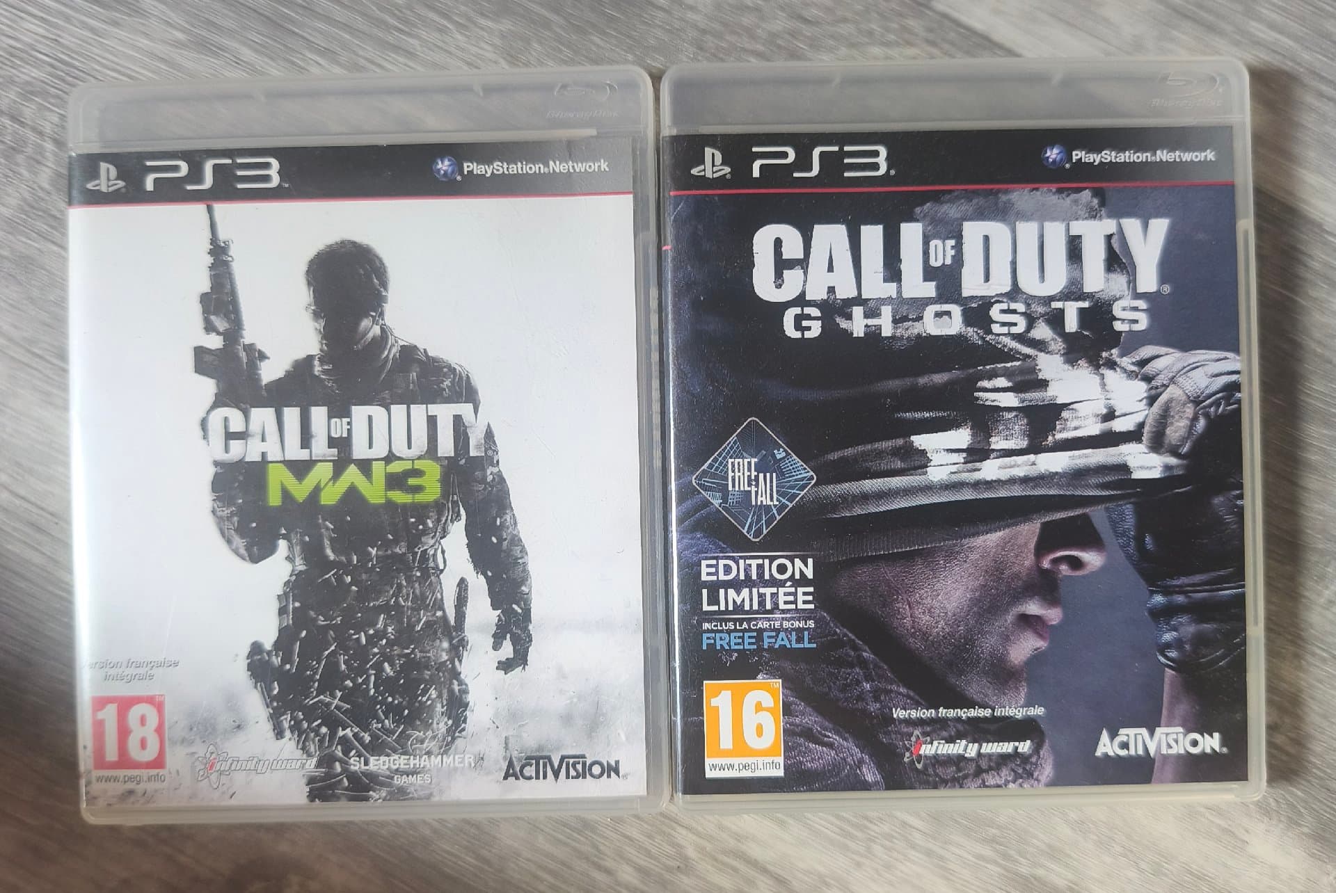 Lot de 2 jeux PS3