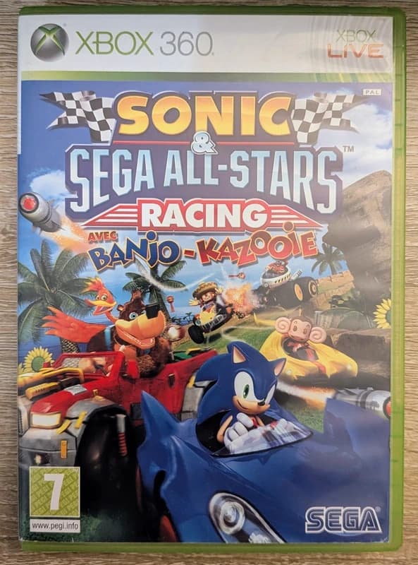 Sonic & Sega All-Star Racing avec Banjo-Kazooie Xbox 360
