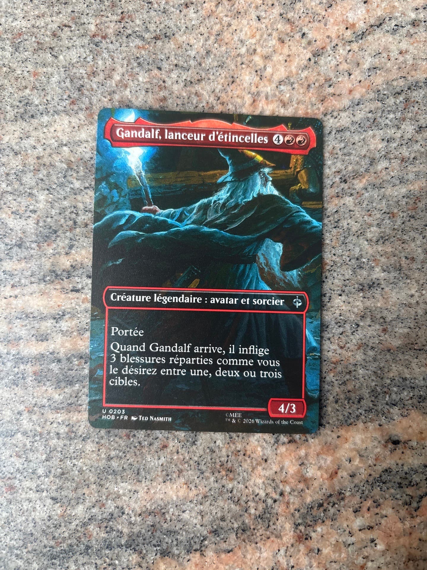 Gandalf, lanceur d'étincelles