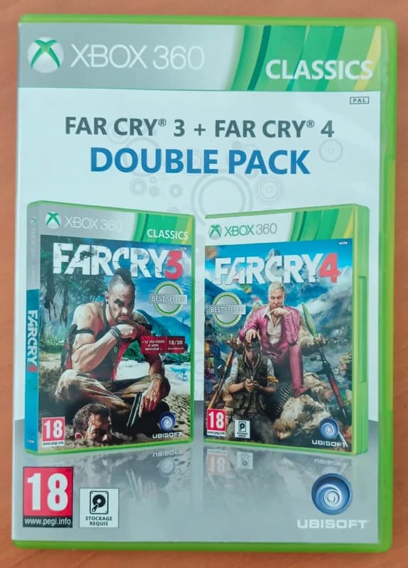Double Pack Far Cry 3 + Far Cry 4 Xbox 360