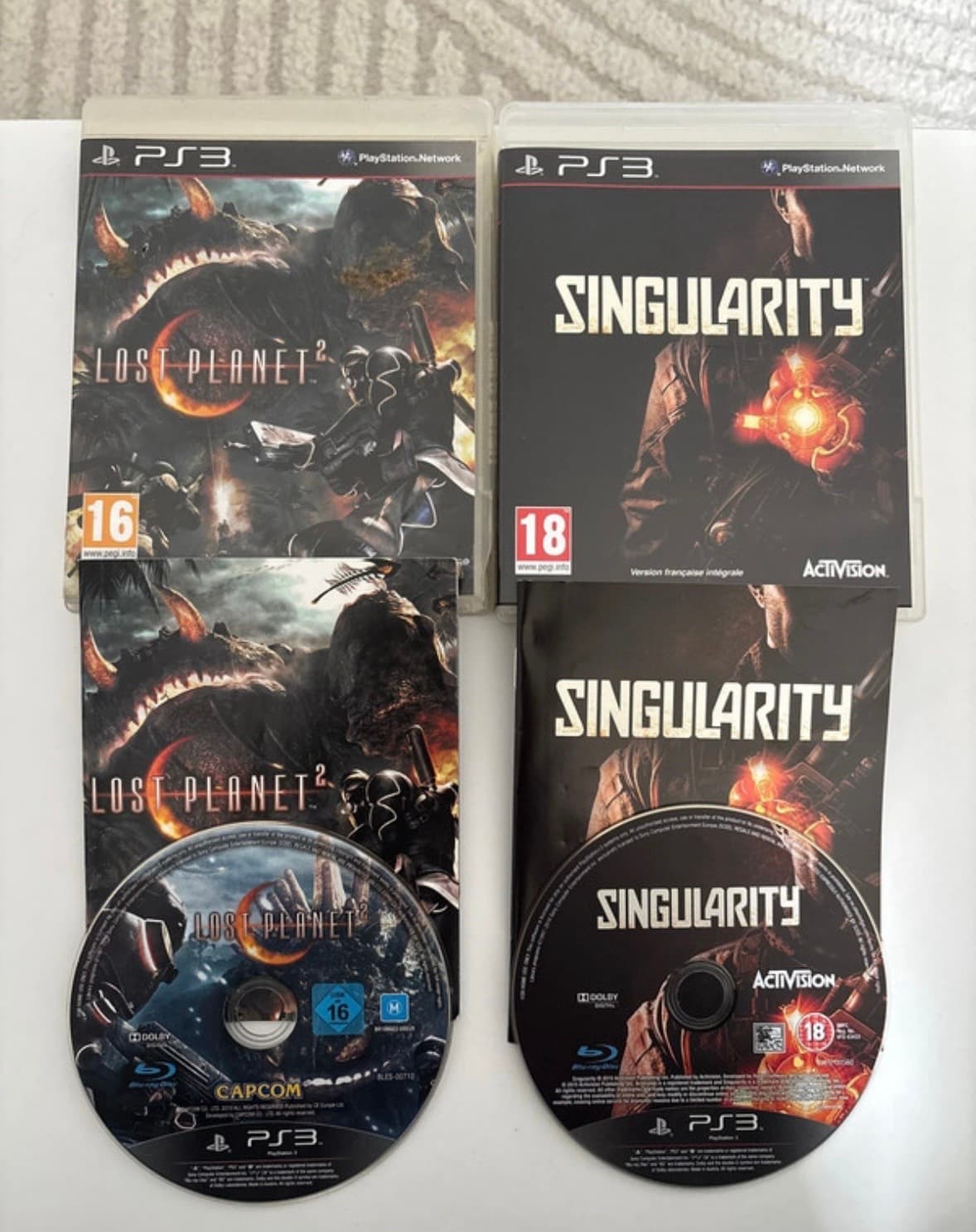 Lot de 2 jeux PS3