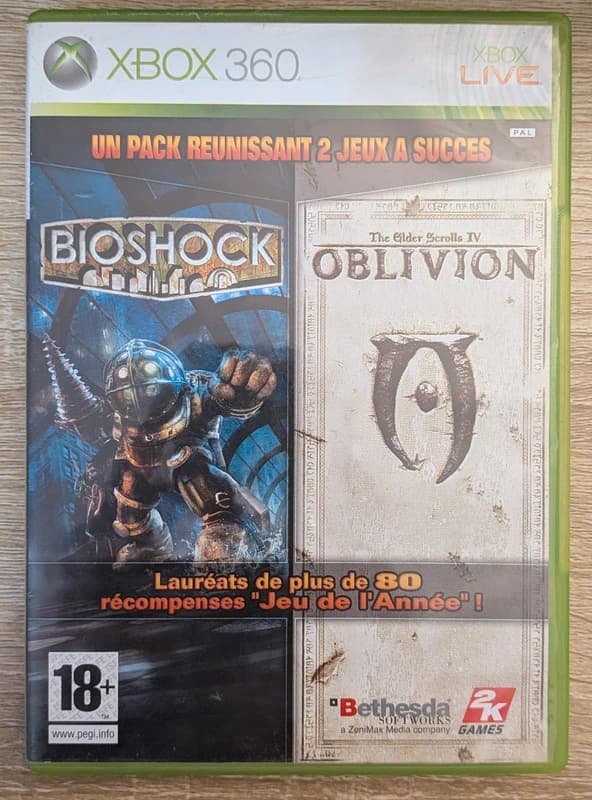 Duo : The Elder Scrolls Iv - Oblivion + Bioshock Xbox 360