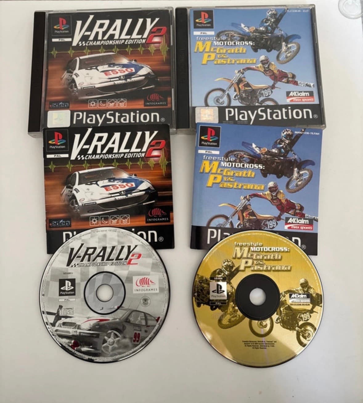 Lot de 2 jeux PS1