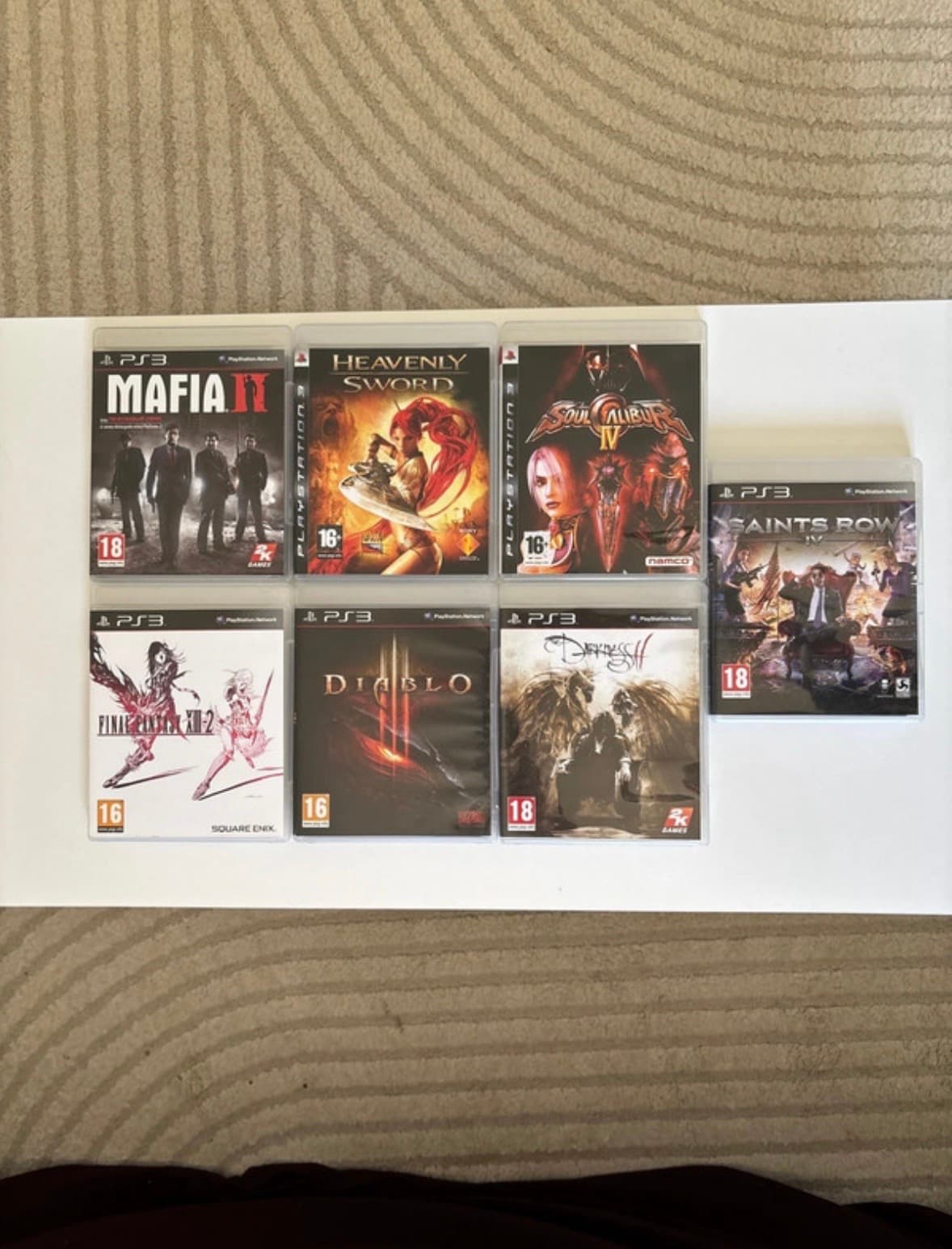 Lot 7 jeux PS3 