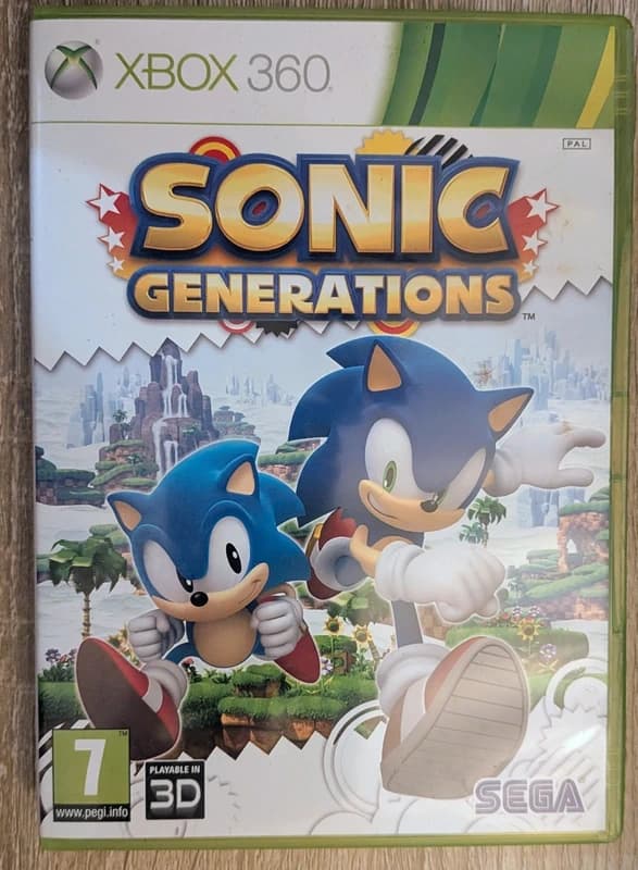 Sonic Generations Xbox 360