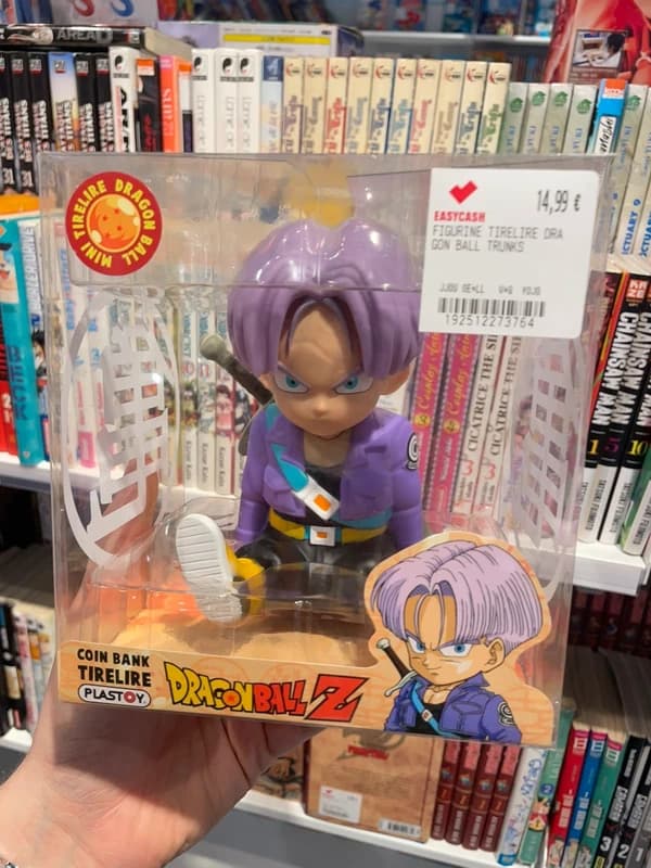 Figurine tirelire Trunks Dragon Ball