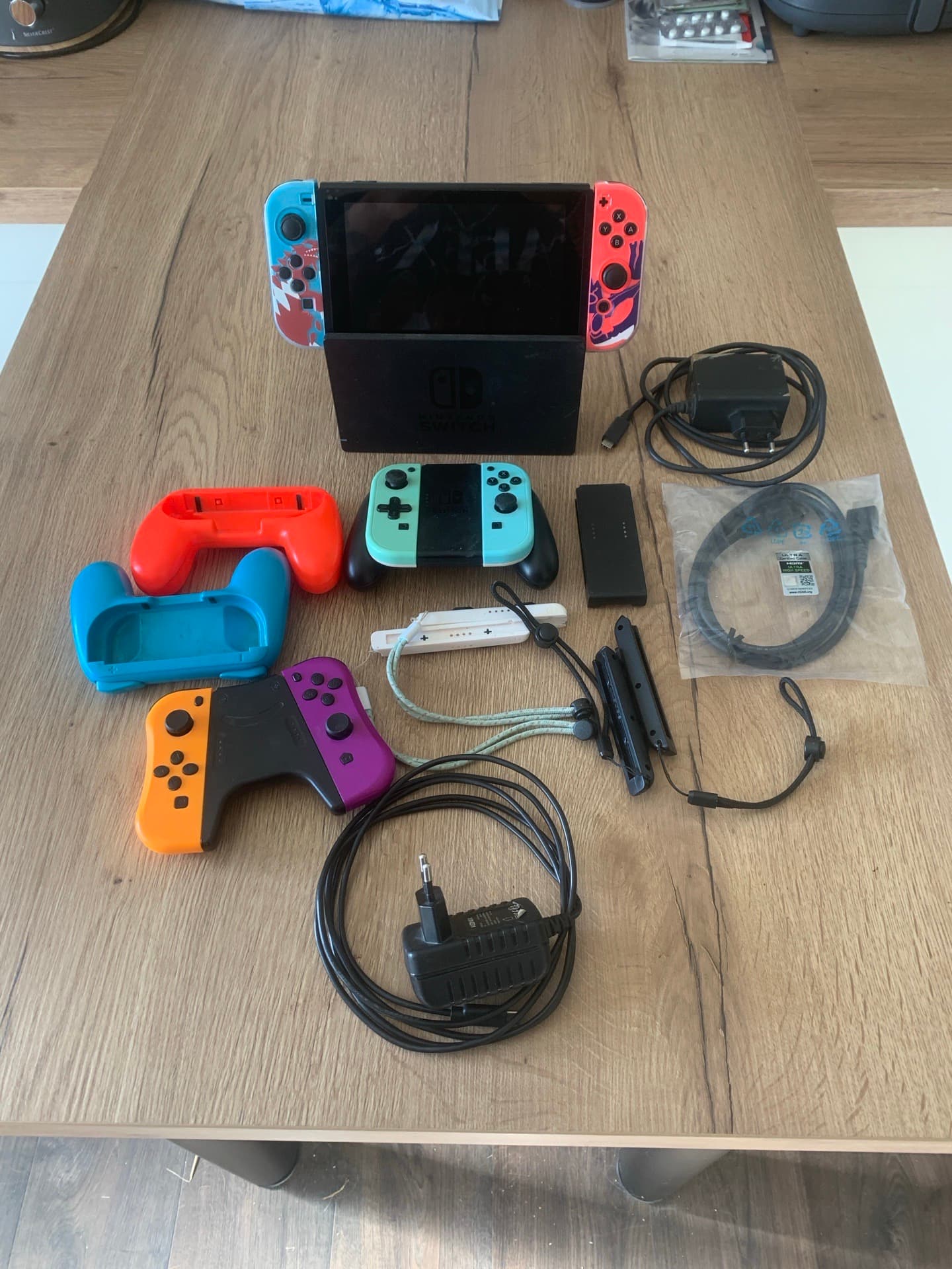 Lot de console Nintendo Switch et accessoires