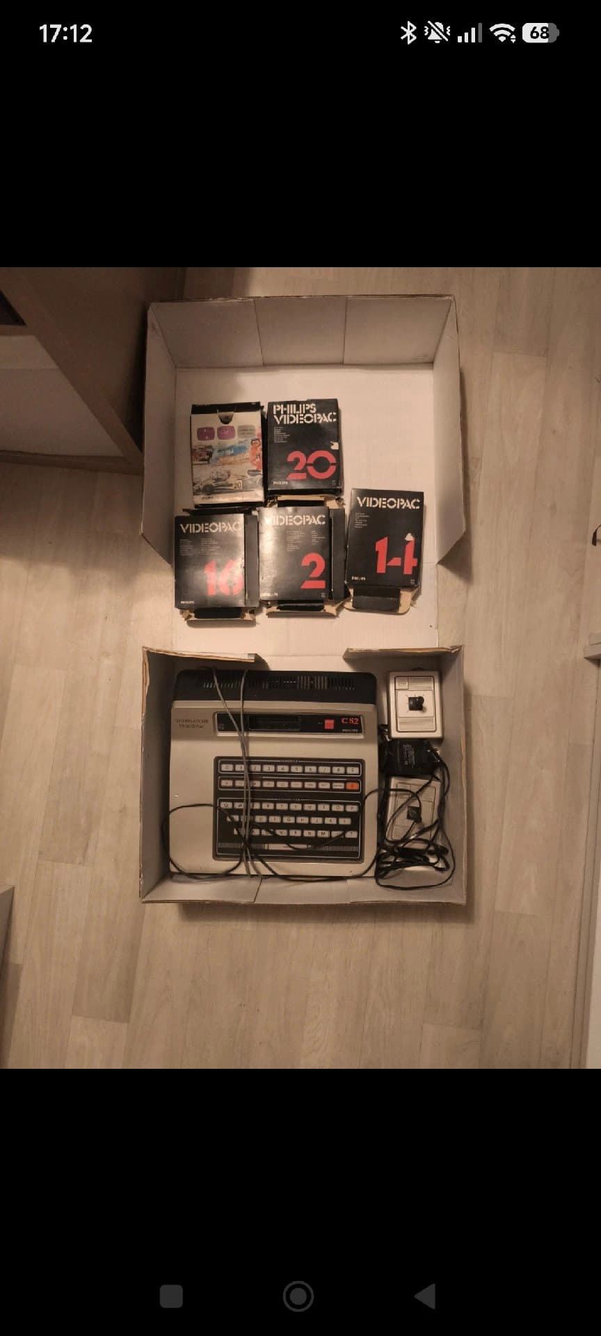 Lot console Philips Videopac C52 et jeux