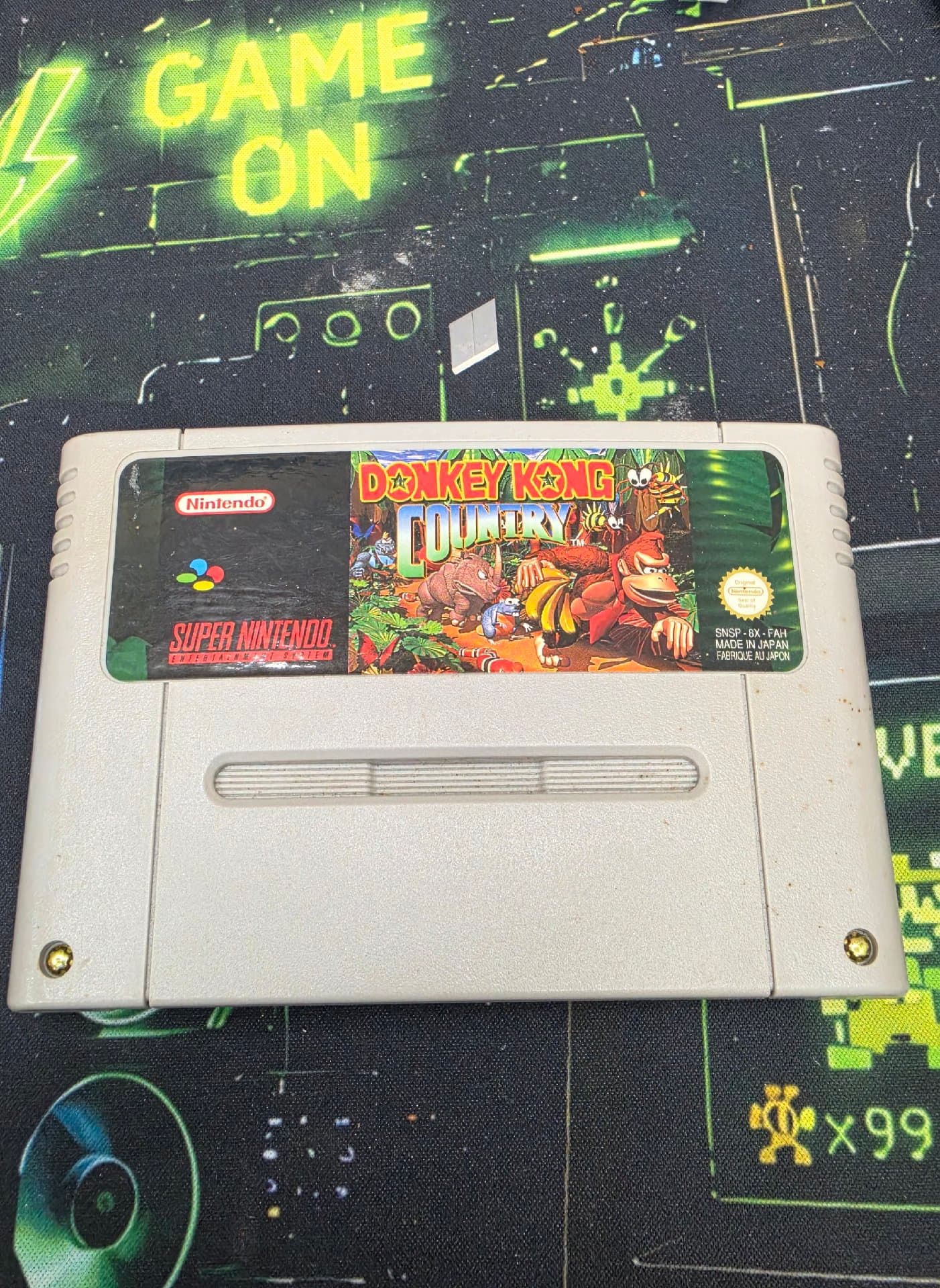 Donkey Kong Country – Super Nintendo SNES – Cartouche originale PAL FAH – Fonctionne parfaitement