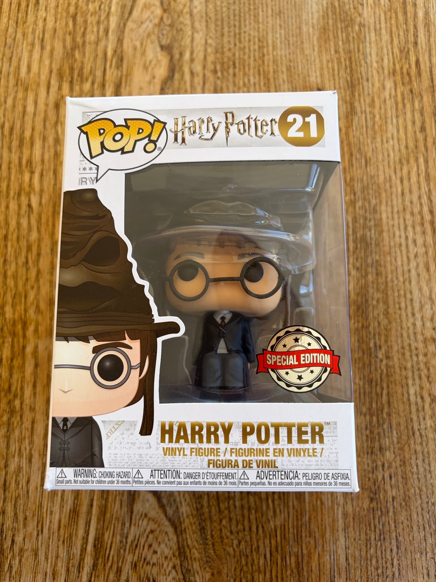 Funko POP! Harry Potter #21 – Harry Potter avec Choixpeau – Special Edition