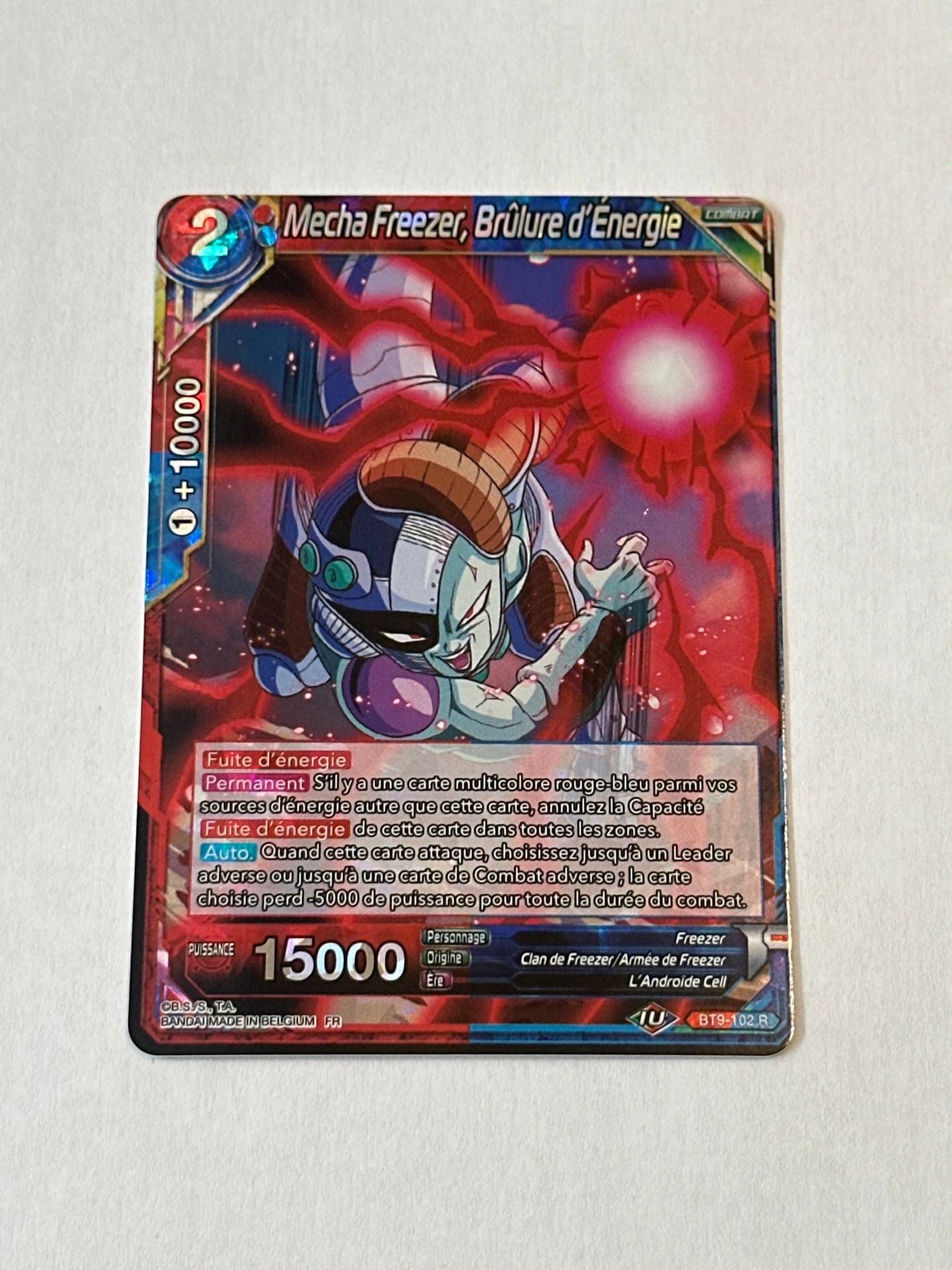 Mecha Freezer, Brûlure d'Énergie